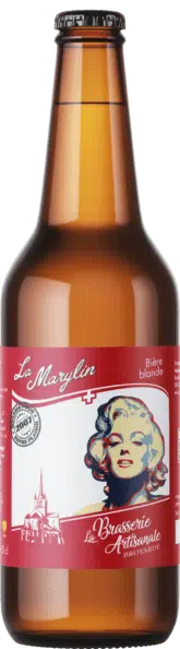 La Marylin – bière artisanale classique de la Brasserie Artisanale Broyarde, Payerne